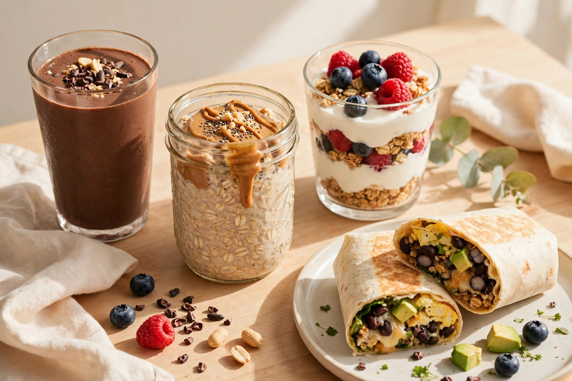 High-protein breakfast spread
