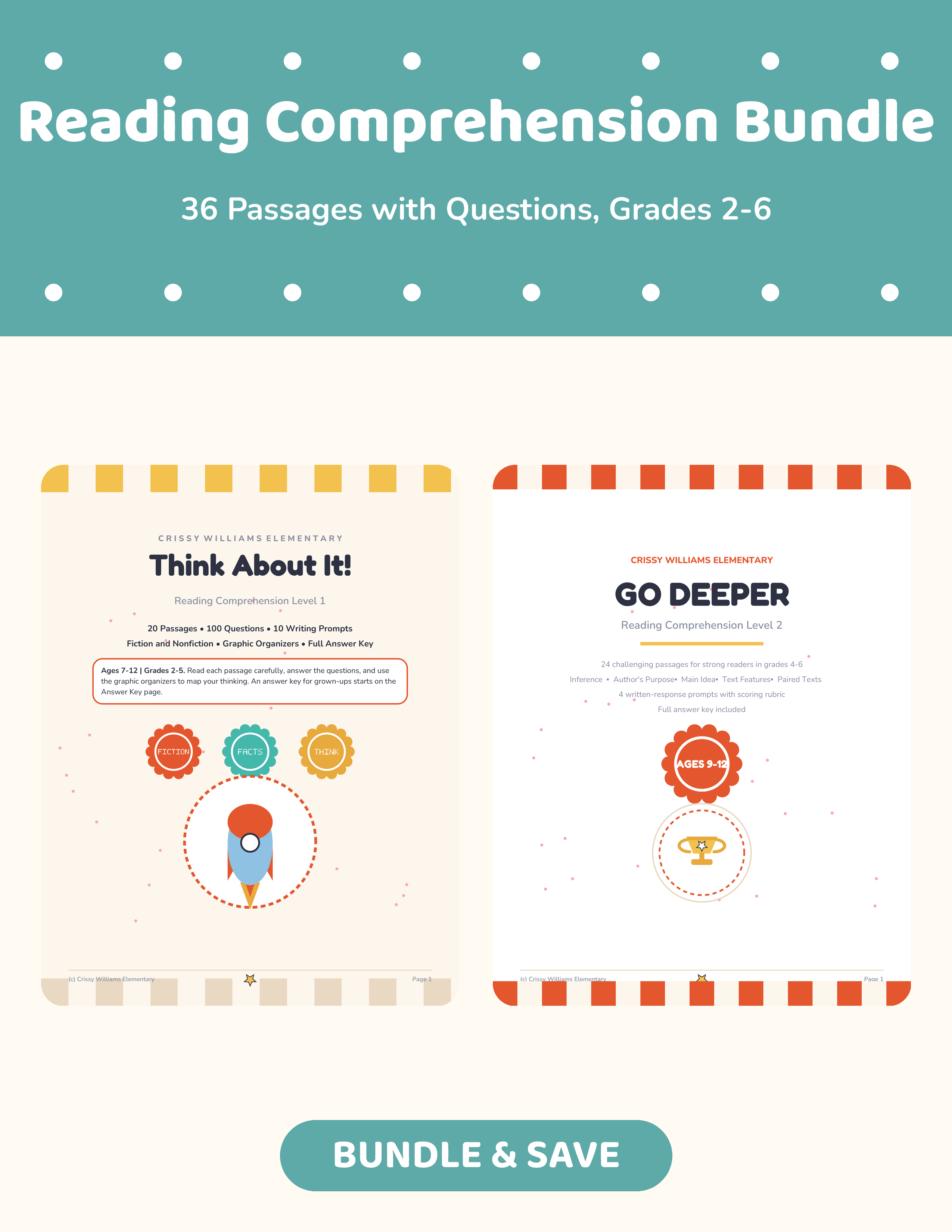 Reading Comprehension Bundle cover