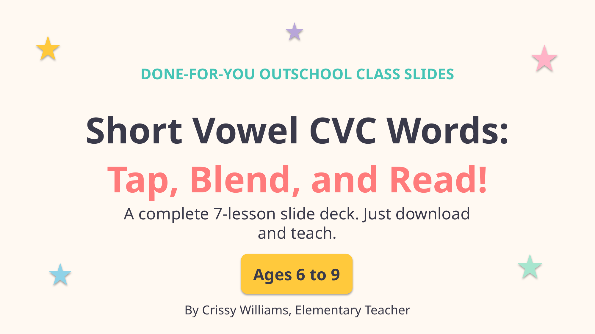 Outschool Class Slides cover
